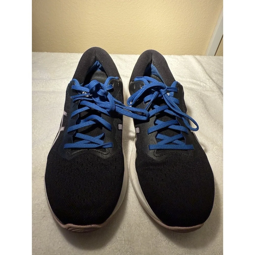 Asics Gel-Pulse 13 Running Shoes Womens 8 Black Electric Blue 1012B035 Sneaker
